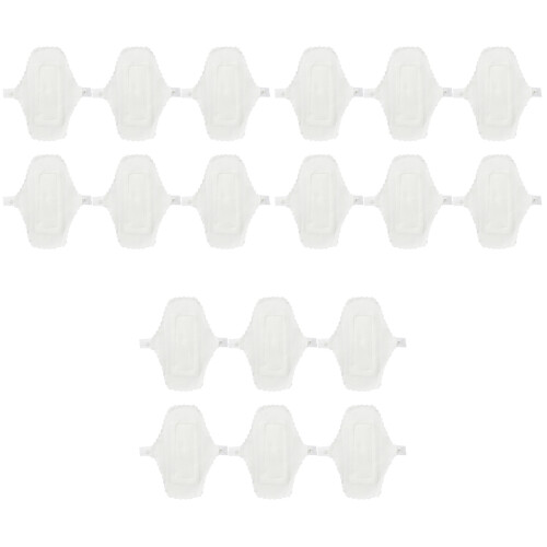18Stk Wiederverwendbare Sanitäre Damenpads Mit Weiß 2