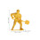 108Pièces Figurines Réalistes Mini Ouvriers Construction Jeu 2