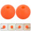 2Pièces Support Diapason Silicone Orange, Réduction Bruit Pour Yoga 9