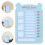 3Pcs Kids Planning Boards Blue Daily Habit Tracker and Schedule Chart 11