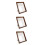 3Sets Portable Coffee Rustic Wood Picture Frames for Office and Home 4