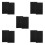 5Sets Black Easy Install Adhesive Pleated Window Shades for Home Use 9