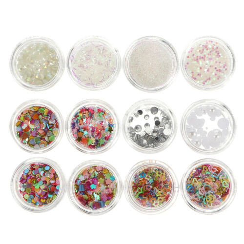 2Ensembles Sequins Cosmétiques Métalliques Pour Et Corps 1