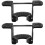 2Sets Iron Ceiling Fan Mount Bracket Universal Hanging Fan Mount Black 7