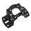 2Sets Iron Ceiling Fan Mount Bracket Universal Hanging Fan Mount Black 10