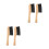 4Pcs Billiard Table Rail Brushes Wood Handle Cleaning Set 5
