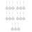5Sets White ABS Retractable Steel Security Cable Locks for Display Use 7