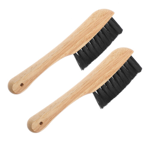 4Pcs Billiard Table Rail Brushes Wood Handle Cleaning Set 1