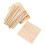 4Sets Light Yellow Wooden Clay Doll Display Base Smooth Edges Rack 1
