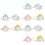 12Pcs Tiny Plastic Beverage Bottles Miniature Doll House Accessories 8