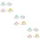 12Pcs Tiny Plastic Beverage Bottles Miniature Doll House Accessories 11