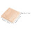4Sets Light Yellow Wooden Clay Doll Display Base Smooth Edges Rack 11