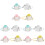 12Pcs Tiny Plastic Beverage Bottles Miniature Doll House Accessories 4