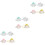 12Pcs Tiny Plastic Beverage Bottles Miniature Doll House Accessories 7