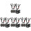 8Sets Protective Safety Hat Liners with Chin Strap and Sweatband Black 4