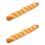 2Pcs High Grade PU Artificial French Bread Model Orange Decor 5