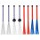 4Pairs Metal Brush Drum Sticks Kit Assorted Color Durable Drum Brushes 1
