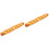2Pcs High Grade PU Artificial French Bread Model Orange Decor 4