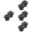 8Pcs Grey Round Air Vent Covers Plastic Rv Bus Vent Deflectors 8