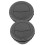 8Pcs Grey Round Air Vent Covers Plastic Rv Bus Vent Deflectors 2