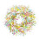 Décoration murale de couronne de printemps, pour porte-8 1