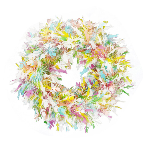 Décoration murale de couronne de printemps, pour porte-8