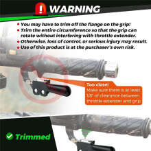 ATV Throttle Extender, Thumb Throttle Master for ATV, Provides Reliable and Comfortable Control
