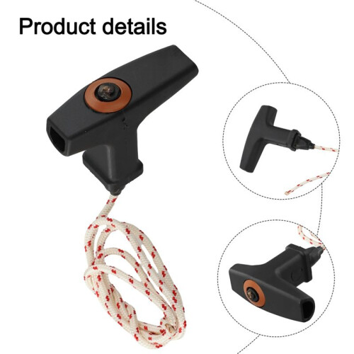 1pc 3.5mm Pull  Handle with Rope Backlash  Handle for MS380 MS381 MS440 MS660 MS661C MS880 1128 190 3400 2