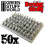 Green Stuff World 1498 Resin Burning Skulls x50 1