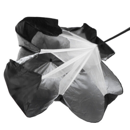 Resistance Training Parachute Power Umbrella Freeweight for Running Black 1