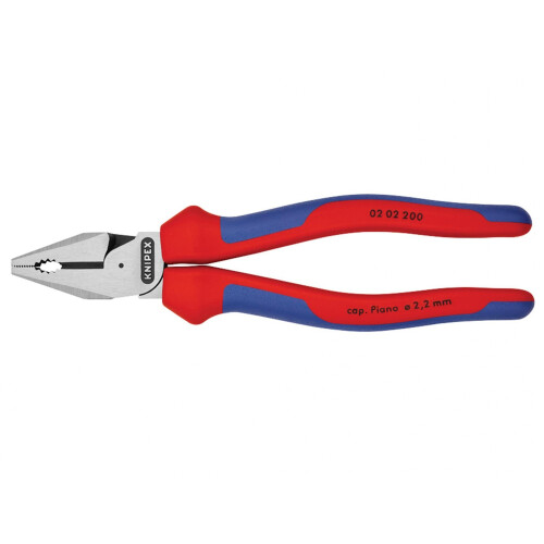 Knipex Knipex 02 02 Series High Leverage Combination Pliers, Multi-component Grip 2