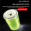 Portable LED Work Light with Double Magnets Adjustable Rechargeable Flashlight for Charging Mobile Green 4