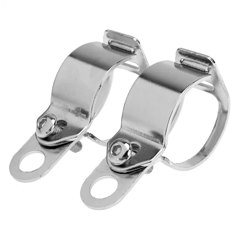 Head Bracket 2Pc Turn Signal Mount Bracket 30-43Mm Compatible With Yamaha Fz1 Motorcycle Headlights Silver/Light 9169991270883