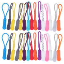 Colorful Zipper Pulls Premium Zipper Lock, Adjustable Zipper Pull Non Slip Textured Grip Nylon Cord Zipper Extension, Zipper Pull Replacement Durable