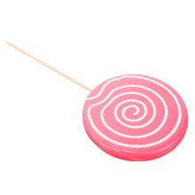 6Pcs Pink Wooden Lollipop Decorations Creative Kids Photo Props Crafts