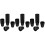 300Pcs Black Plastic Net Pots Hydroponic Garden Containers for Plants 6