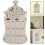 Baby First Year Picture Frame Wooden Month Tracker Beige Display 8