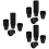 300Pcs Black Plastic Net Pots Hydroponic Garden Containers for Plants 8