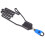 2Pcs Hanging Golf Glove Rack Blue PP Aluminum Glove Protector 2