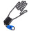 2Pcs Hanging Golf Glove Rack Blue PP Aluminum Glove Protector 3