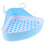 3Pcs Sky-Blue Plastic Triangle Small Animal Litter Box for 1