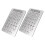 10Pcs Beginner Braille Alphabet Board Silver Metal for Blind Education 1