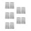 10Pcs Beginner Braille Alphabet Board Silver Metal for Blind Education 4