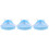 3Pcs Sky-Blue Plastic Triangle Small Animal Litter Box for 6
