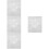 4Pcs Acrylic Embroidery Quilt Template White DIY Sewing Patchwork Tool 9