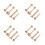 4Sets Beige Wooden Egg Tart Mold Tamper Double-Sided DIY Baking Tools 7