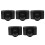 5Pcs Black Plastic Convex Lens Camera for Elementary Science Education 6