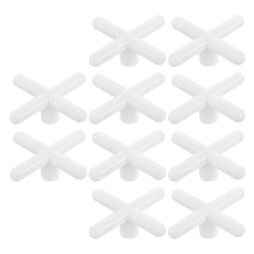 20Pcs Durable White Plastic Cross Cue Bridge for Billiards and Pool 2