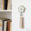 5Pcs Mini Ps Adhesive Hooks - Decorative Flower Shaped Wall Hangers 4