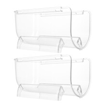 4Pcs Clear Acrylic Storage Rack Holder Countertop
